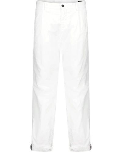 Mason's Slim-Fit Trousers - White