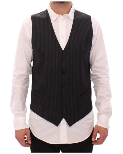 Dolce & Gabbana Suits > suit vests - Noir