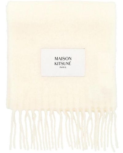 Maison Kitsuné Accessories > scarves > winter scarves - Neutre