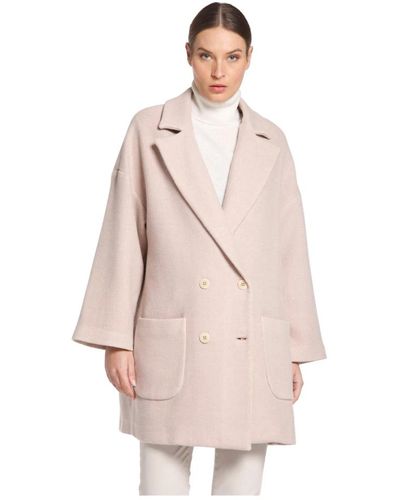 Mason's Coats > double-breasted coats - Rose