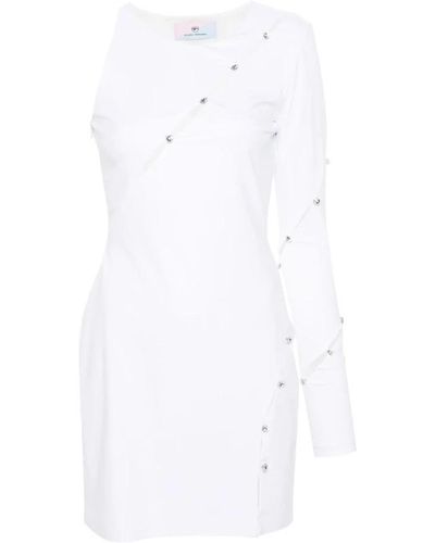 Chiara Ferragni Short Dresses - White