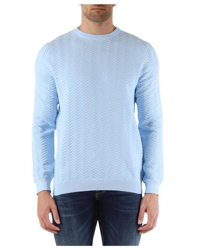 Antony Morato Knitwear > round-neck knitwear - Bleu