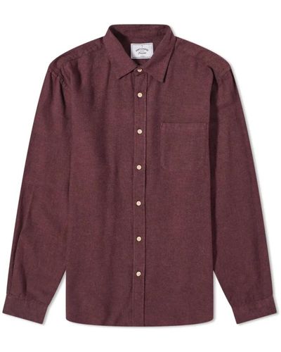 Portuguese Flannel Shirts > casual shirts - Violet
