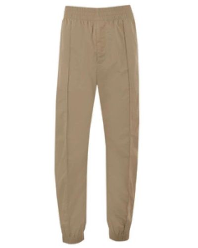 Bottega Veneta Beige jogginghose aus tech nylon mit elastischem bund - Natur