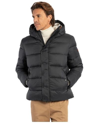 Save The Duck Down Jackets - Black