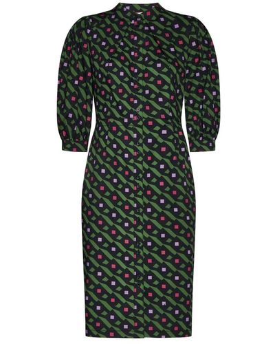 Diane von Furstenberg Stilvolle kleider kollektion - Grün