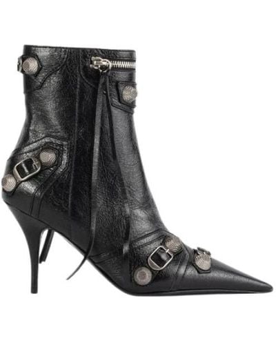 Balenciaga Heeled Boots - Black