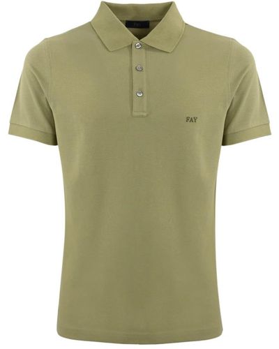 Fay Polo Shirts - Green