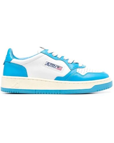 Autry Zweifarbige Sneakers - Blau