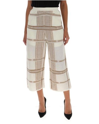 Gentry Portofino Trousers > cropped trousers - Neutre