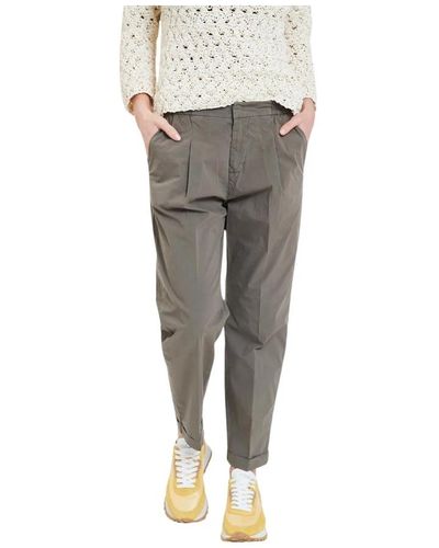 Alpha Studio Trousers > chinos - Gris