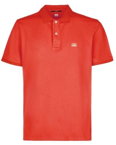 C.P. Company Polo Shirts - Red