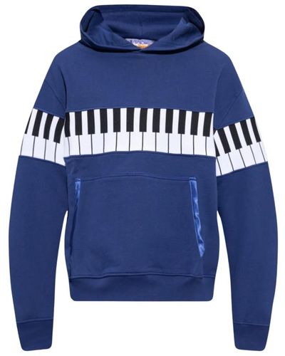 Just Don Embellished hoodie - Blu