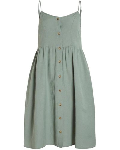Vila Short Dresses - Green