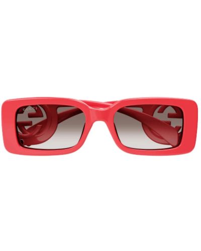 Gucci Rot/braun getönte sonnenbrille,grün/grau getönte sonnenbrille,sonnenbrille,stylische sonnenbrille gg1325s