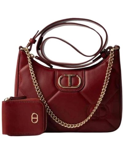 Twin Set Shoulder Bags - Red