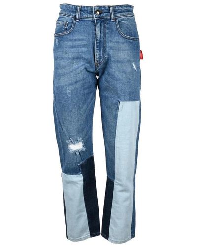 Semicouture Slim-Fit Jeans - Blue