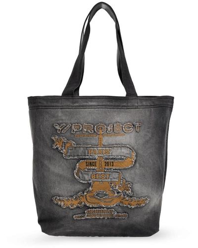 Y. Project Bags > tote bags - Noir