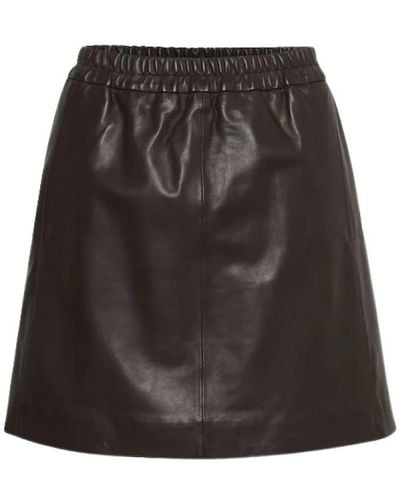 Inwear Leather Skirts - Grey