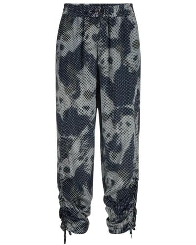 Iceberg Pantaloni joggers con stampa pixel - Grigio