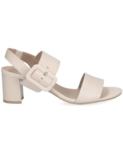 Caprice High Heel Sandals - White