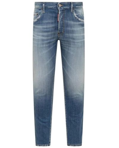 DSquared² Klassische denim-jeans für den täglichen gebrauch - Blau