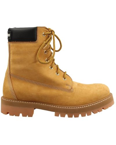Vetements Lace-Up Boots - Brown
