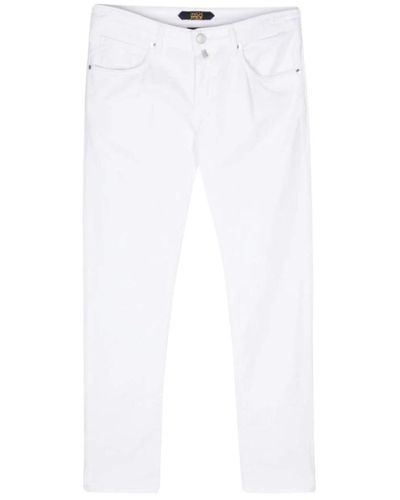 Incotex Jeans > slim-fit jeans - Blanc