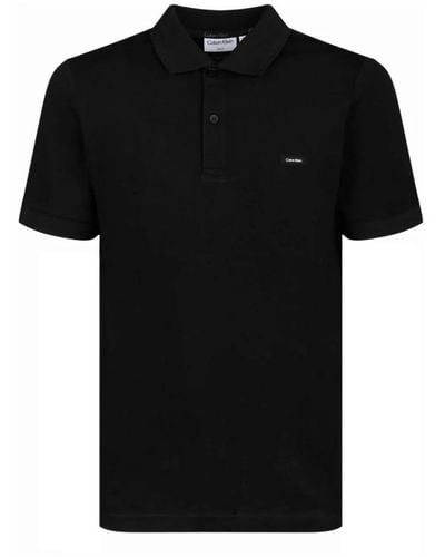 Calvin Klein Polo Shirts - Black