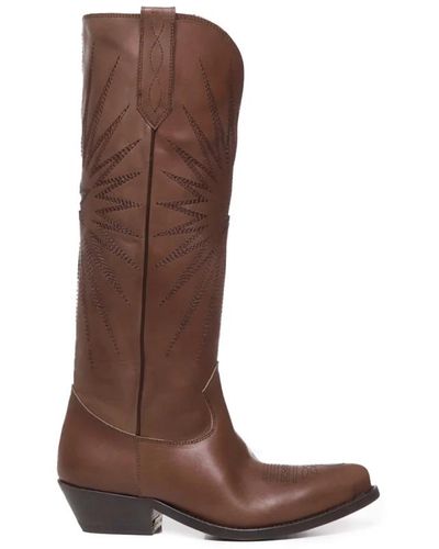 Golden Goose Cowboy Boots - Brown