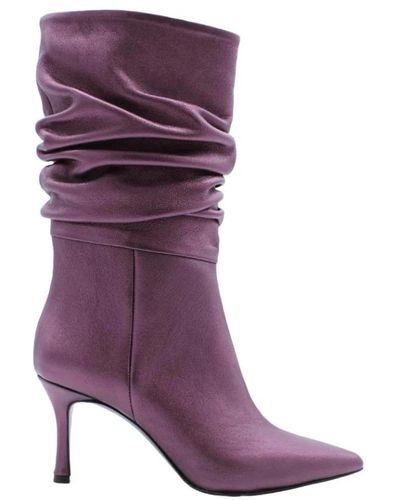 Enzo Di Martino Heeled Boots - Purple