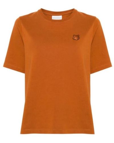 Maison Kitsuné T-Shirts - Brown