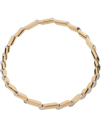 Lanvin Gold silber sequenz halskette - Mettallic