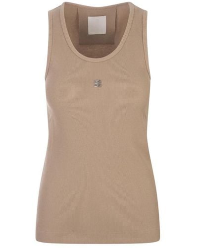 Givenchy Sleeveless Tops - Brown