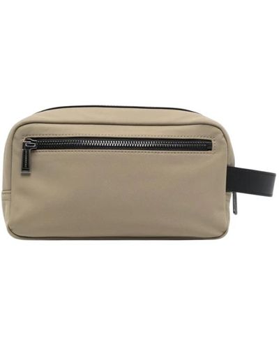 DSquared² Luxuriöse cordura clutch für stilvolle männer - Grau