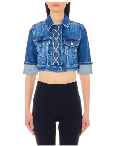 Liu Jo Denim Jackets - Blue