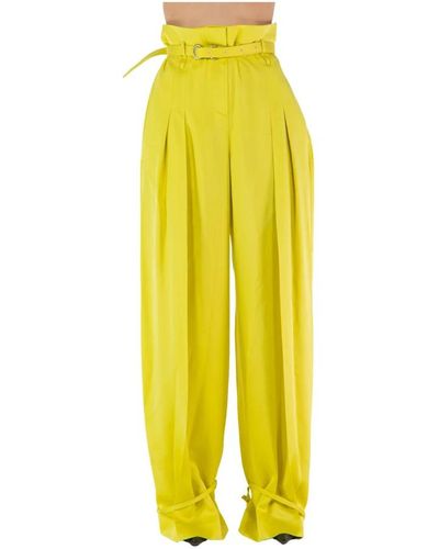 Jil Sander Wide Trousers - Yellow