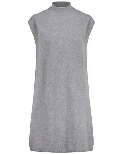 Hemisphere Short Dresses - Grey