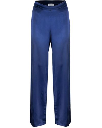 MVP WARDROBE Straight Trousers - Blue