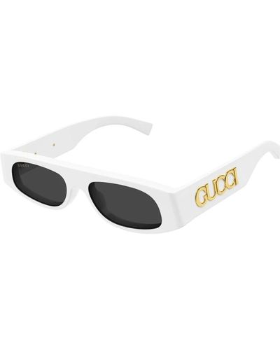 Gucci Weiß/graue sonnenbrille,stylische sonnenbrille für frauen,schwarz/graue sonnenbrille gg1771s