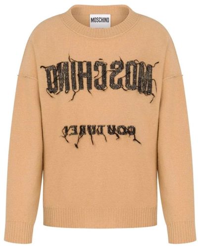 Moschino Sweatshirts - Natural