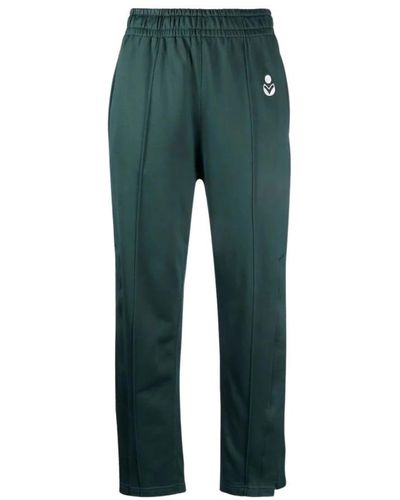 Isabel Marant Straight Trousers - Green