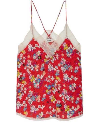 Zadig & Voltaire Sleeveless Tops - Red