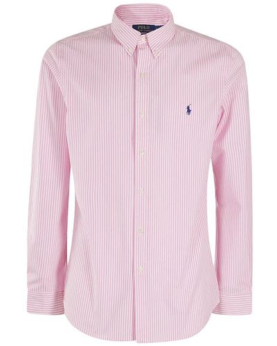 Ralph Lauren Sportliches langarmshirt - Pink