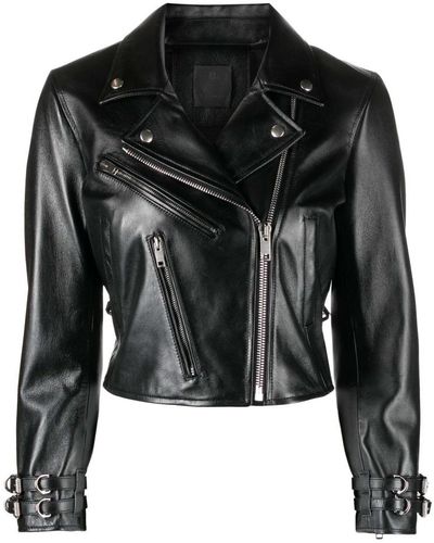 Givenchy Leather Jackets - Black