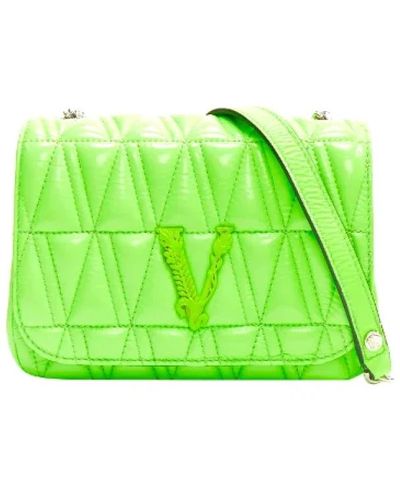 Versace Leder crossbody-taschen - Grün