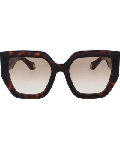 Roberto Cavalli Stilvolle sonnenbrille mit gläsern - Braun