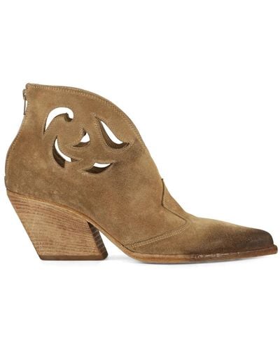 Elena Iachi Shoes > boots > cowboy boots - Neutre