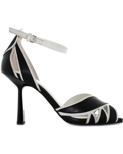 Elvio Zanon Shoes > sandals > high heel sandals - Noir