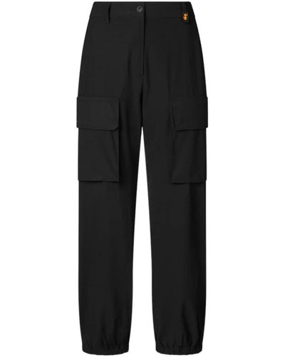 Save The Duck Tapered Trousers - Black